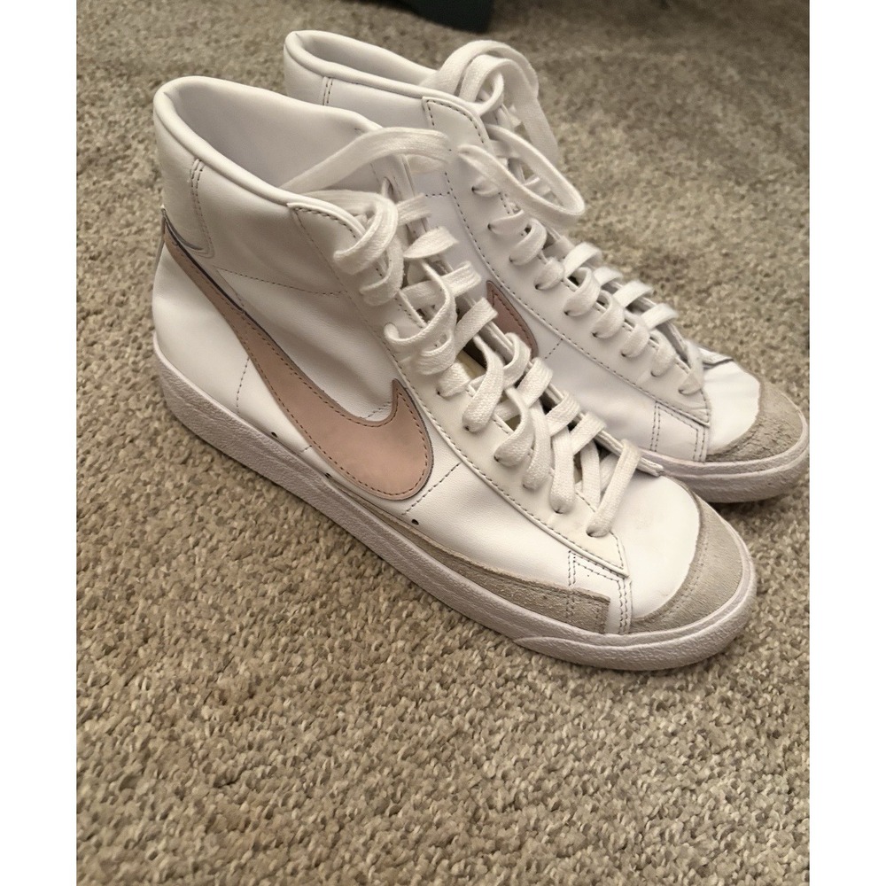 Nike Blazer Mid '77 Vintage Summit White Pink Oxford Women's Size 9.5